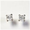Image 1 : 14K YELLOW GOLD CUBIC ZIRCONIA EARRINGS