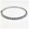 Image 1 : SILVER SAPPHIRE 44.43G BANGLE