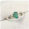 Image 2 : 10K YELLOW GOLD EMERALD(0.45CT) RING (~SIZE 5.5)