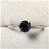 Image 1 : 10K YELLOW GOLD BLACK DIAMOND(0.8CT) RING