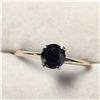 Image 3 : 10K YELLOW GOLD BLACK DIAMOND(0.8CT) RING