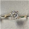 Image 1 : 10K YELLOW GOLD WHITE MOISSANITE(1CT) RING