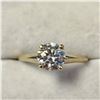 Image 1 : 10K YELLOW GOLD WHITE MOISSANITE(1CT) RING