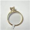 Image 4 : 10K YELLOW GOLD WHITE MOISSANITE(1CT) RING