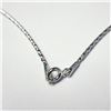 Image 3 : 10K WHITE GOLD 17" 0.83G NECKLACE