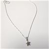 Image 3 : SILVER MARCASITE STAR 16" NECKLACE