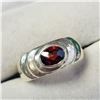 Image 2 : SILVER GARNET(1CT) RING