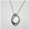 Image 1 : SILVER DIAMOND 24" NECKLACE