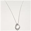 Image 3 : SILVER DIAMOND 24" NECKLACE