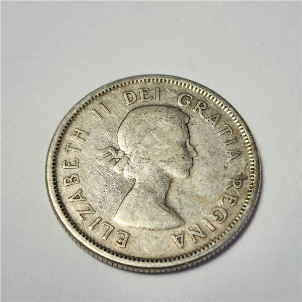 SILVER CANADIAN 25CENT COIN