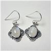 Image 1 : SILVER MOONSTONE EARRINGS