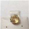 Image 1 : 10K YELLOW GOLD CITRINE PENDANT, MADE IN CANADA