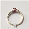Image 4 : 10K YELLOW GOLD RUBY(0.6CT)  RING (~SIZE 4.5)