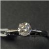 Image 1 : 14K WHITE GOLD DIAMOND (0.52CT,I2,H)RING