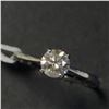 Image 3 : 14K WHITE GOLD DIAMOND (0.52CT,I2,H)RING