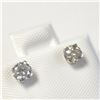 Image 2 : 14K WHITE GOLD DIAMOND (0.52CT,I1-3,F-H) EARRINGS