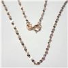 Image 3 : 18K ROSE GOLD 0.78G 16" NECKLACE