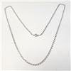 Image 1 : 10K WHITE GOLD 2.35G 18" NECKLACE