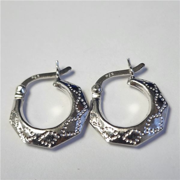 SILVER HOOP EARRINGS