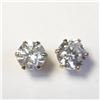 Image 1 : 10K YELLOW GOLD CUBIC ZIRCONIA EARRINGS