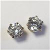 Image 2 : 10K YELLOW GOLD CUBIC ZIRCONIA EARRINGS