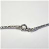 Image 3 : 10K WHITE GOLD 0.83G 17" NECKLACE