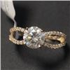 Image 3 : 10K YELLOW GOLD MOISSANITE(1.75CT)  RING