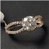 Image 6 : 10K YELLOW GOLD MOISSANITE(1.75CT)  RING