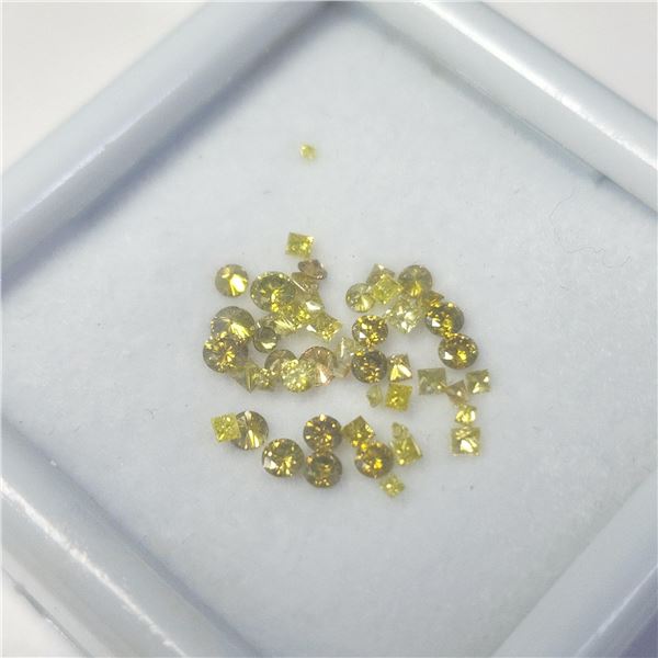 NATURAL YELLOW DIAMOND COLOR TREATED(APP 1CT)