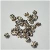 Image 1 : 10K WHITE GOLD 1G 35PCS EARRING BACKS