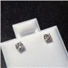 Image 2 : 14K WHITE GOLD DIAMOND (0.2CT,I1-3,F-G) EARRINGS