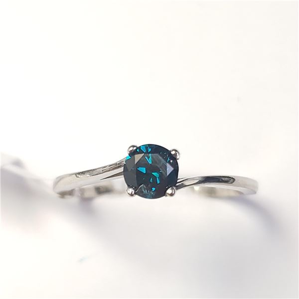 10K YWG BLUE DIAMOND (TREATED)(0.38CT)  RING