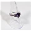 Image 1 : NEW PURPLE RHINESTONE RING