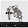 Image 1 : NEW RHINESTONE CROSS AND CHAIN