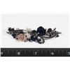 Image 1 : NEW ANTIQUE STYLE RHINESTONE FLOWER FRENCH CLIP