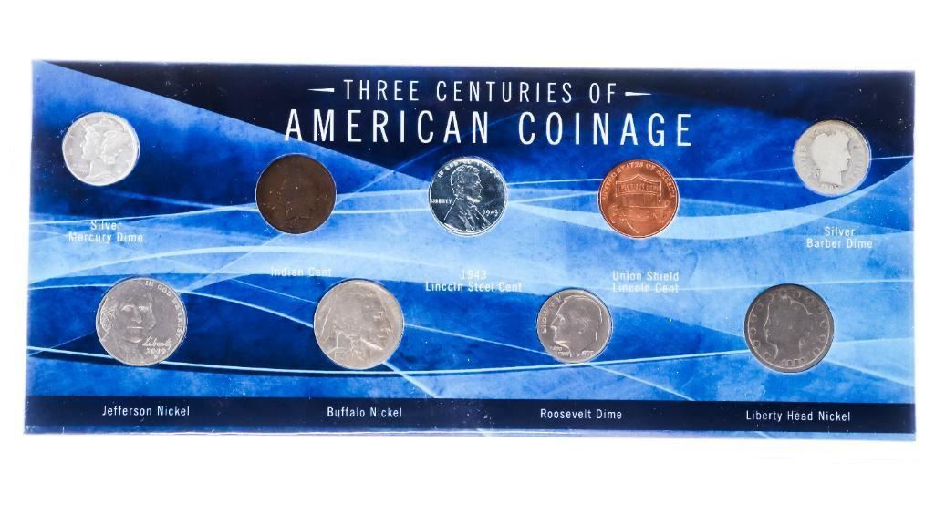 Three Centuries of American Coinage