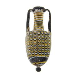 Rare Ancient Roman Glass Amphora 300AD (ANT-483)