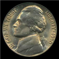 1950D Jefferson Nickel Graded GEM++ Full Steps (COI-4434)