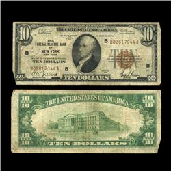 1929 $10 Note NY Nice Circulated SCARCE (COI-4669)