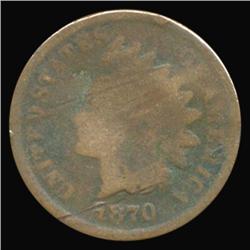 1870 Indian Cent Circulated SCARCE (COI-4973)