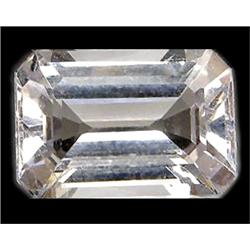  3.00ct Octagon Cut Top AAA White Pink Morganite VVS (GEM-10367)