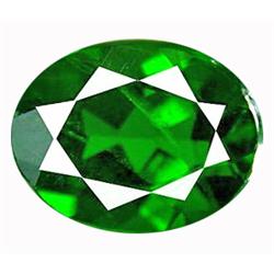 1.26ct Mesmerizing Chrome Green Natural Diopside Oval (GEM-11887)