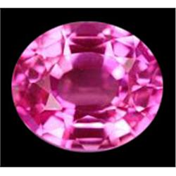 7ct Stunning Oval Cut AAA Pink Topaz (GEM-12830A)