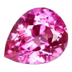 6.85ct Stunning Pear Cut Top Pink Topaz Brazil Rare (GEM-14298)