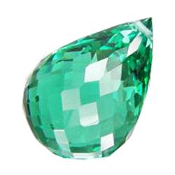 16.8ct Charming Green Amethyst Briolette Brazil (GEM-14620A)
