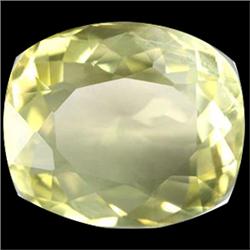 27.80ct Charming Lemon Yellow Cushion Cut Quartz (GEM-14731)