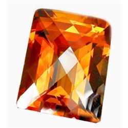 39.15ct Glitter Octagon Checker Cut Madeira Citrine (GEM-14857)