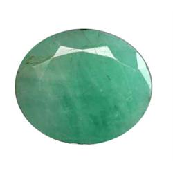 2.45ct Uncommon Natural Oval Facet Green Zambia Emerald  (GEM-15510)