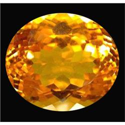 22.35ct Striking Oval Orange Citrine Gemstone (GEM-15605)