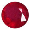Image 1 : 3.1ct Stunning Blood Red Round Cut Natural Ruby Mozam. (GEM-15676)